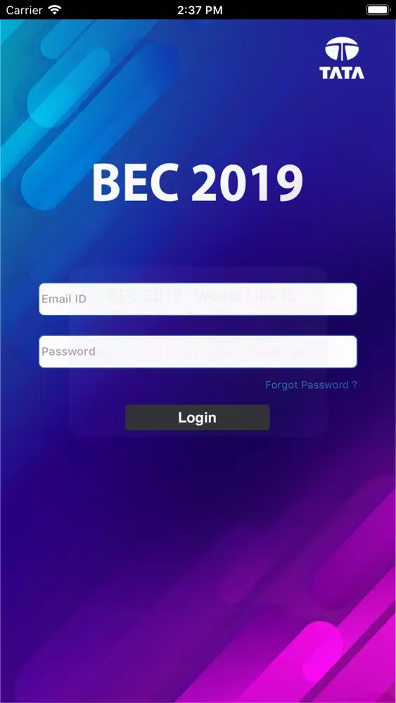 BEC 2019 Screenshots