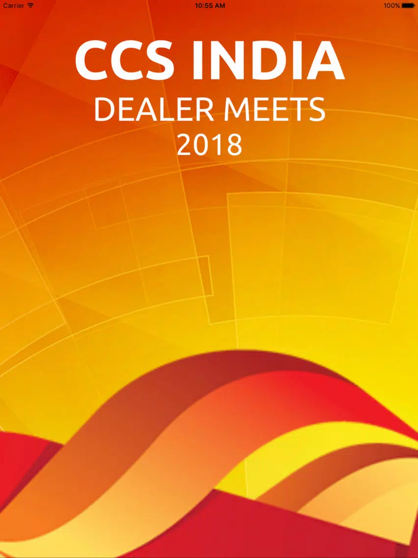 CCS India Dealers Meet 2018 iPad 應用截圖