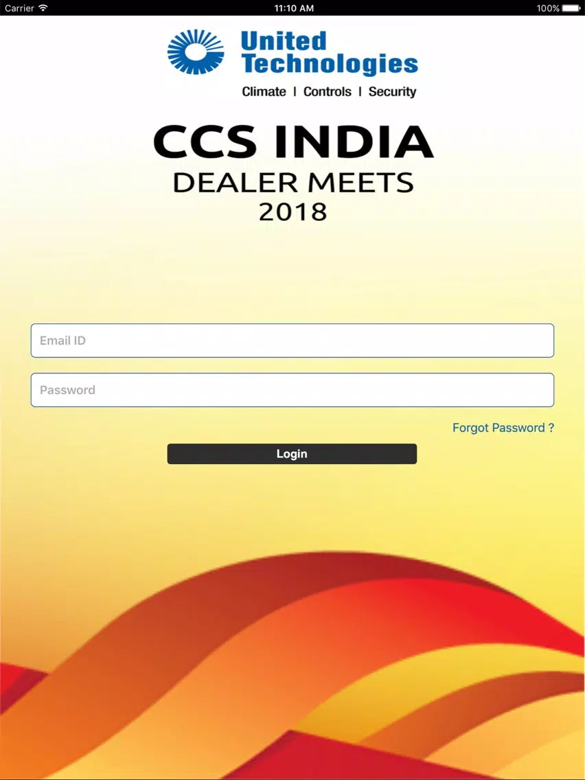 CCS India Dealers Meet 2018 iPad 應用截圖