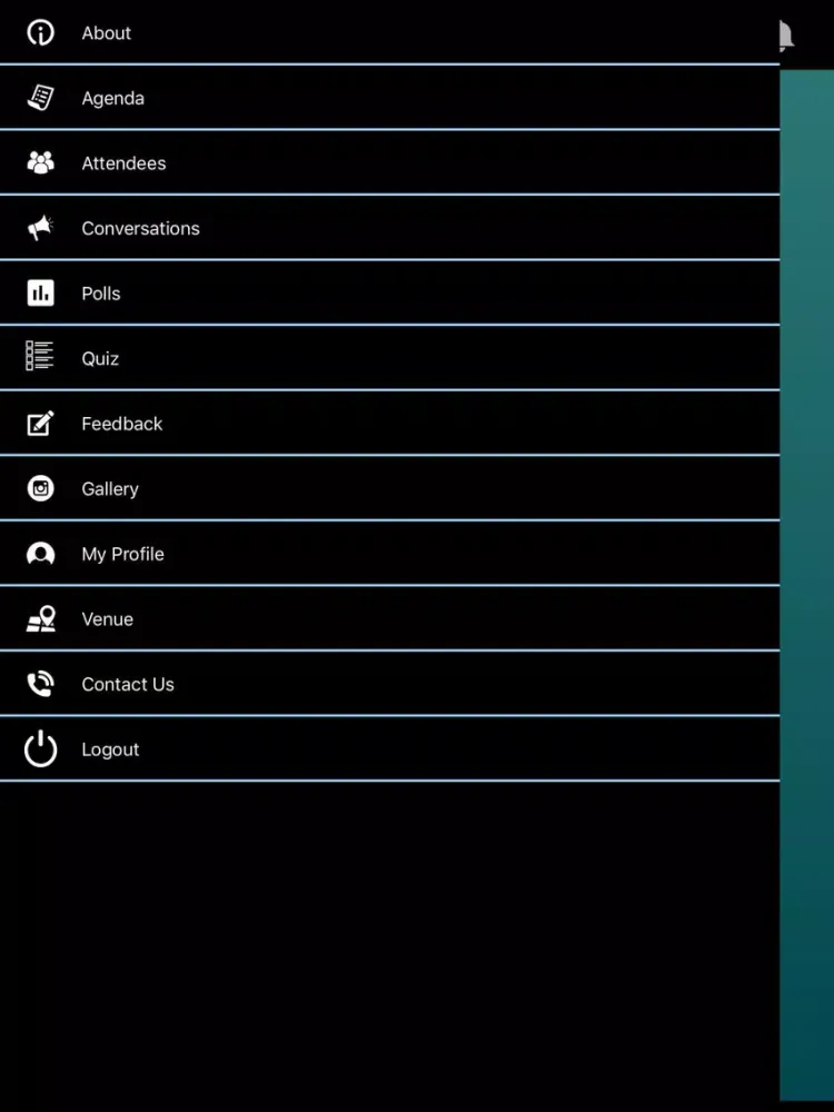 Ảnh chụp màn hình của EM Conference 16 iPad 