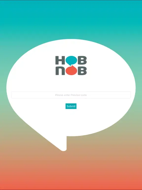 Hobnob Preview iPad  स्क्रीनशॉट