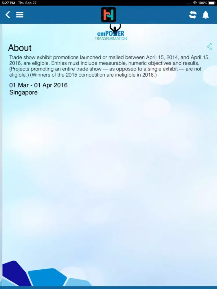 Hobnob Multi Event iPad 应用截图
