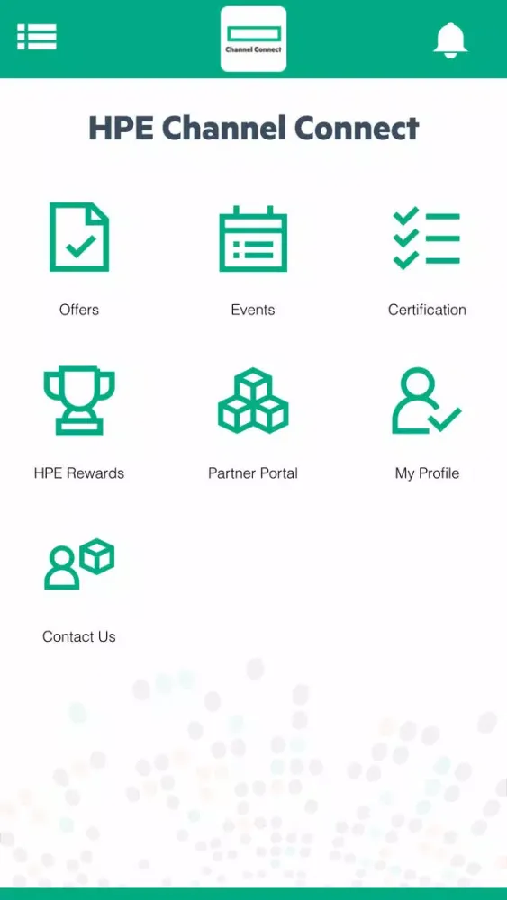 Zrzuty ekranu HPE Channel Connect