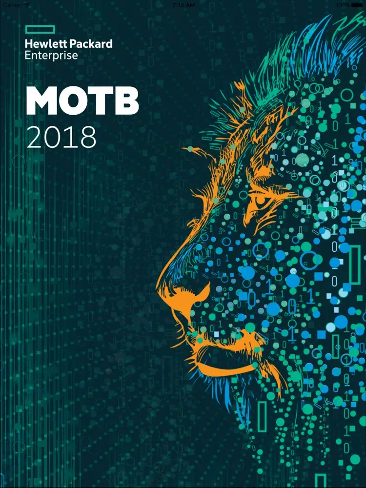 Zrzuty ekranu HPE MOTB 2018 iPad 