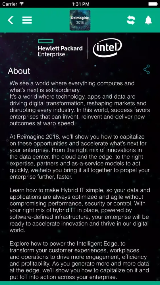 HPE Reimagine Mumbai应用截图