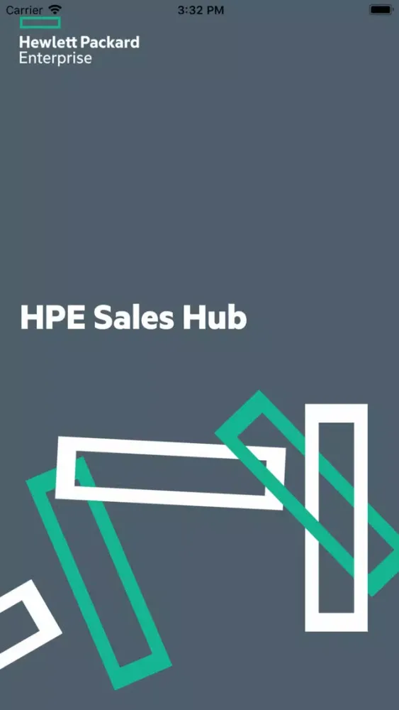 Capturas de tela do HPE Sales HUB
