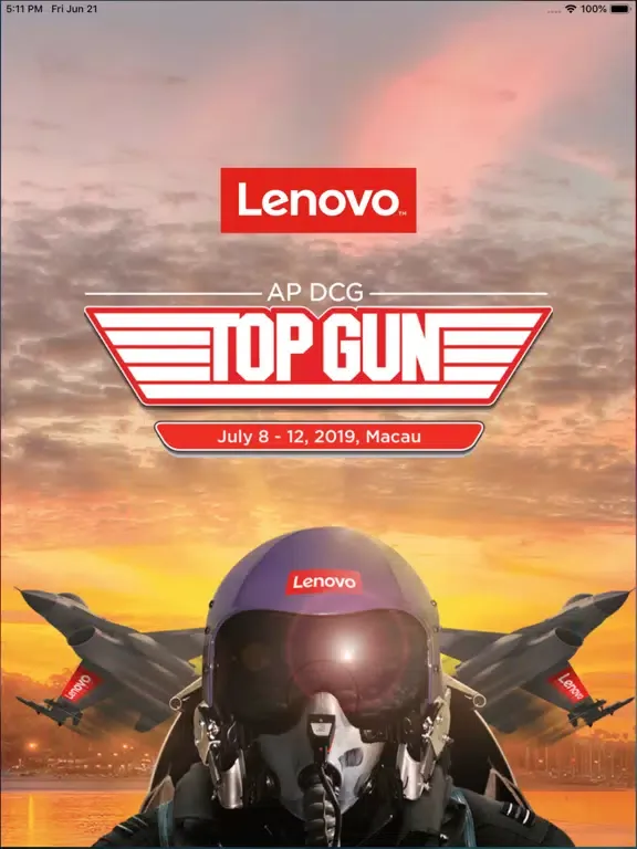 Capturas de tela do Lenovo Top Gun iPad 