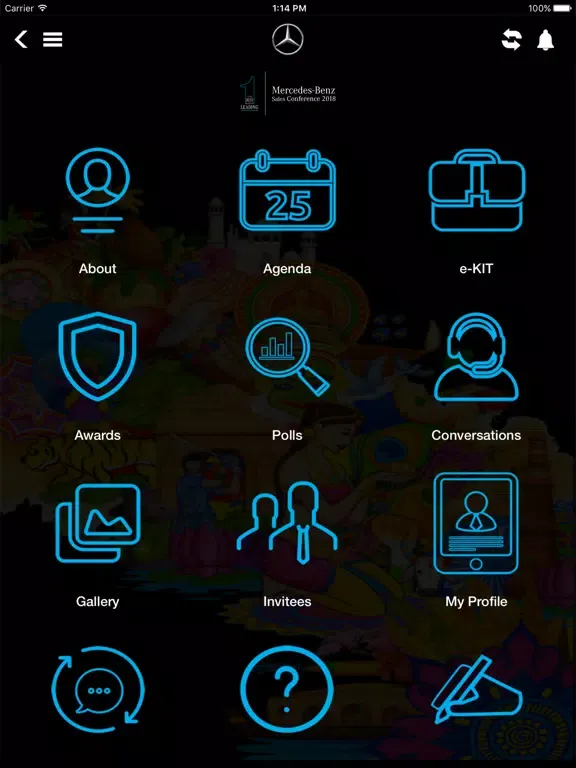 Mercedes-Benz Conference 2018 iPad  Screenshots
