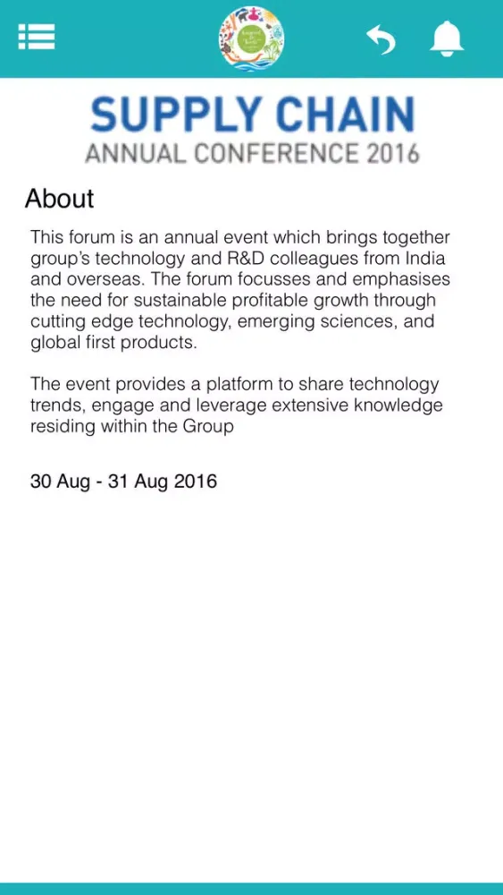 ภาพหน้าจอของ Supply Chain Conference