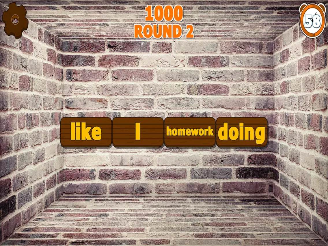Ảnh chụp màn hình của Sentence Scramble Game Full iPad 