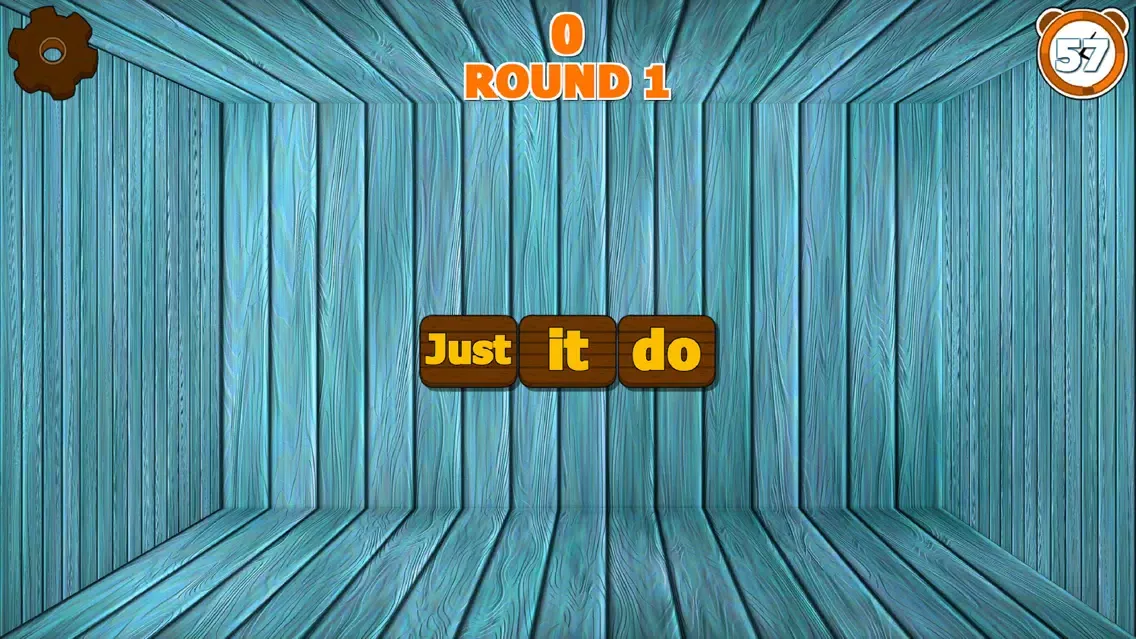 Ảnh chụp màn hình của Sentence Scramble Game Full