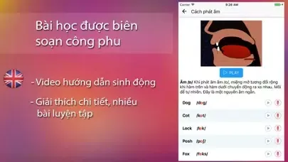 Phát âm tiếng anh: hoc phat am tieng anh Screenshots