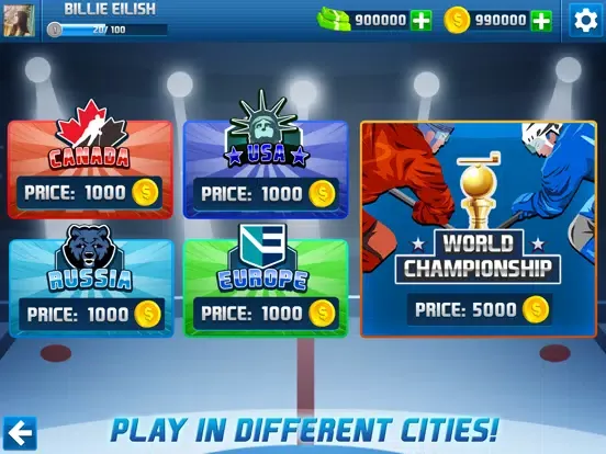 Hockey Caps 2 player iPad 应用截图