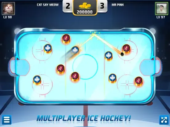 Hockey Caps 2 player iPad 应用截图