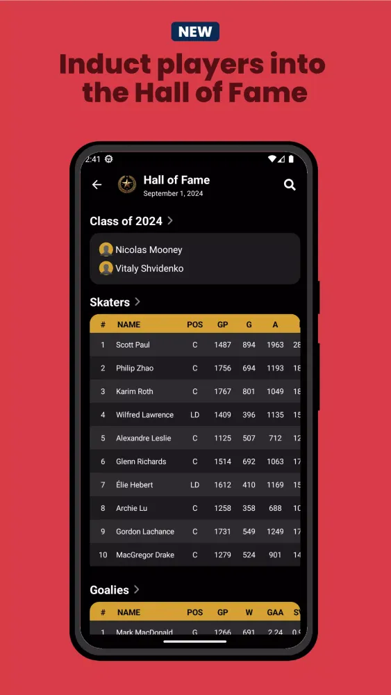Hockey Legacy Manager 25 Screenshots