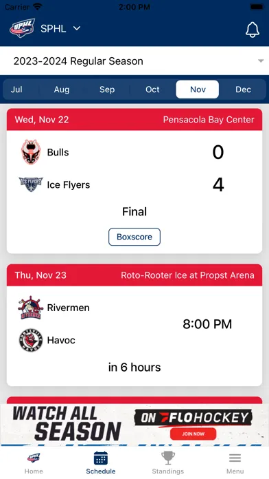 Capturas de pantalla de SPHL
