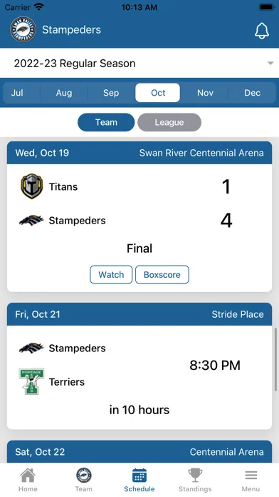 Tangkapan skrin Swan Valley Stampeders