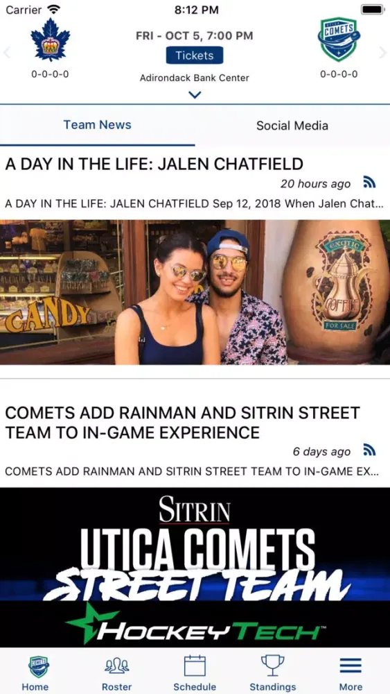 Utica Comets应用截图