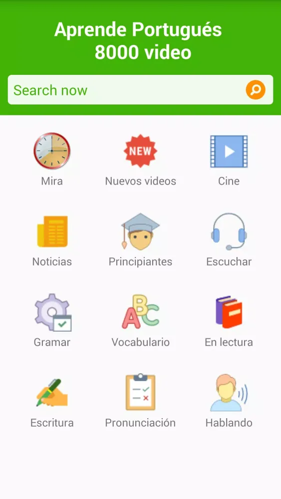 Aprende Portugués 8000 video Ekran Görüntüleri