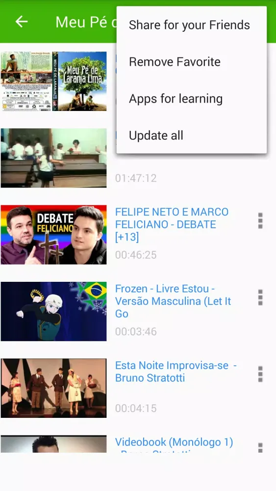 Aprende Portugués 8000 video Ekran Görüntüleri
