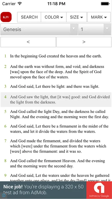 KJV OFFLINE HOLY BIBLE स्क्रीनशॉट