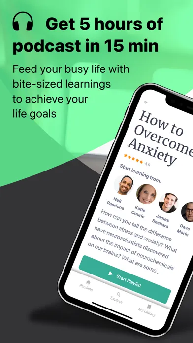 MindBites: Learn from Podcasts Screenshots