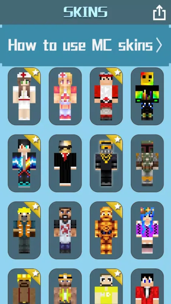 Skin Booth ~ Boys Girls Skin for Minecraft Pocket应用截图