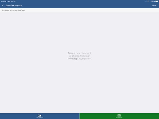 Screenshot di Hogan Driver App iPad 