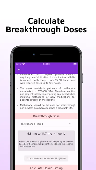Opioid Conversion Calculator স্ক্রিনশট
