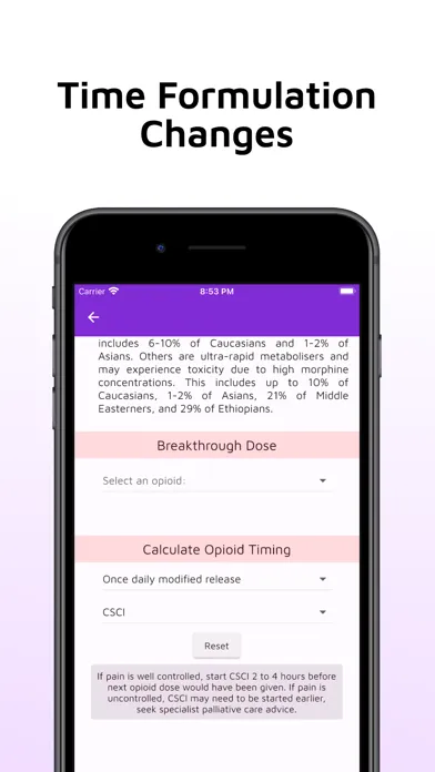 Opioid Conversion Calculator স্ক্রিনশট