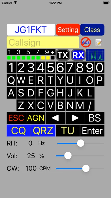 Capturas de tela do RST 599