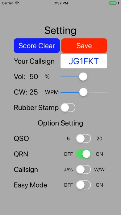 Capturas de tela do RST 599