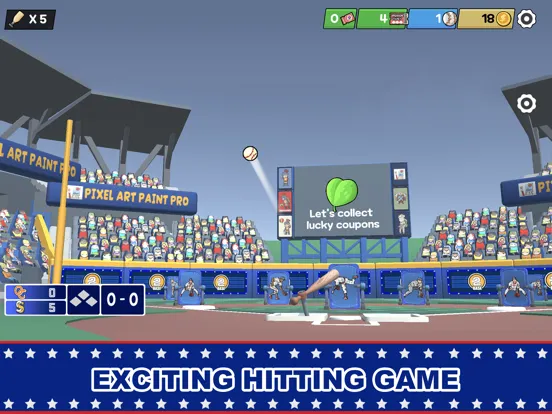 Pin baseball game iPad  স্ক্রিনশট