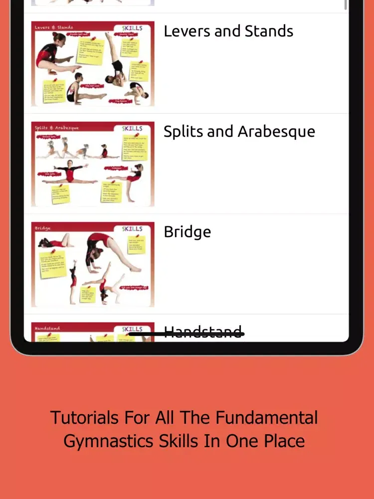 Ảnh chụp màn hình của Head Over Heels Gymnastics iPad 