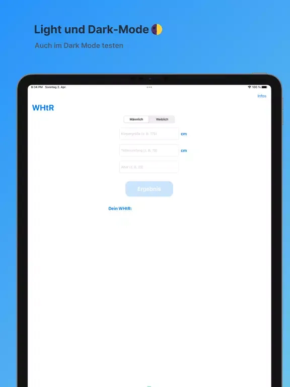 Zrzuty ekranu Gewicht-Checker - 4 in 1 Tests iPad 