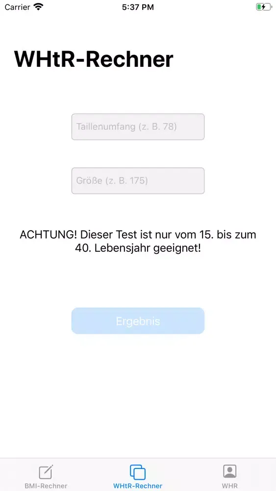 Tangkapan skrin Einfache Körpertests Pro