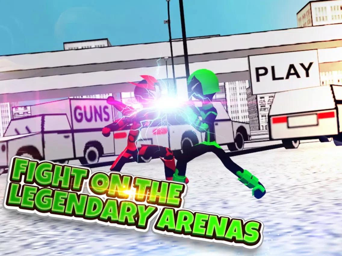 تصاویر Stick man games fight iPad 