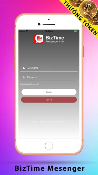 Tangkapan layar BizTime Messenger