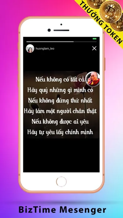 Tangkapan layar BizTime Messenger
