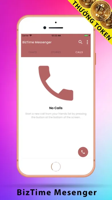 Tangkapan layar BizTime Messenger