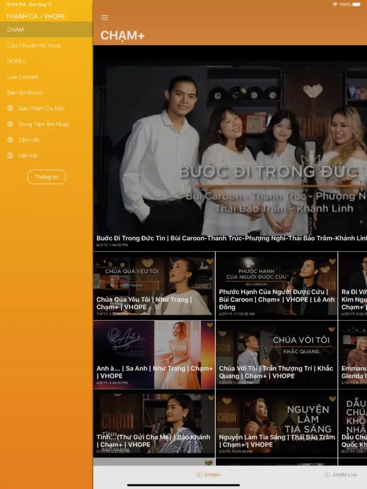 Chạm iPad  Screenshots