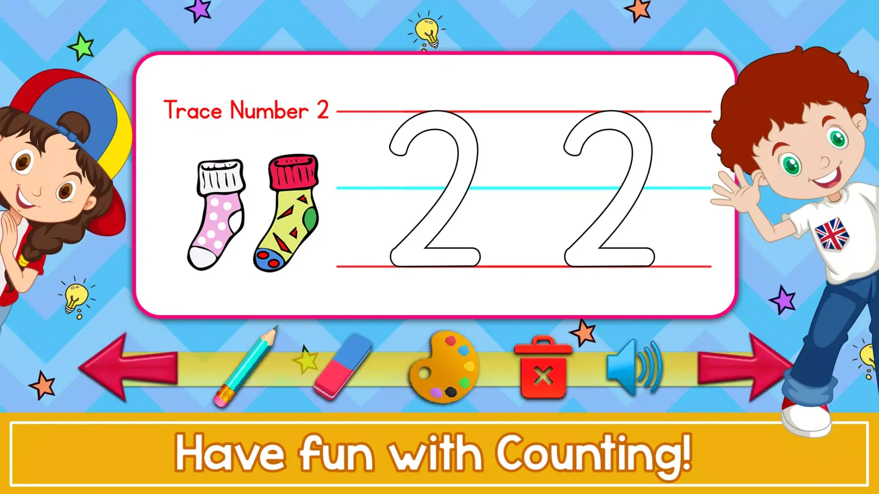 Ảnh chụp màn hình của ABC Tracing Kids Learning Game