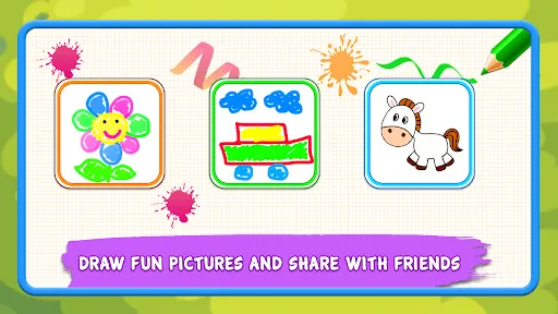 Tangkapan layar Kids Art & Drawing Game