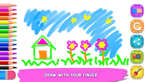 Tangkapan layar Kids Art & Drawing Game