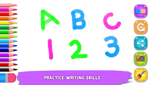 Tangkapan layar Kids Art & Drawing Game
