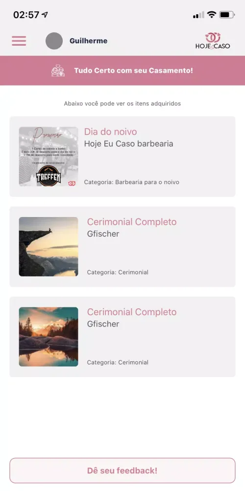 Capturas de pantalla de Hoje eu Caso
