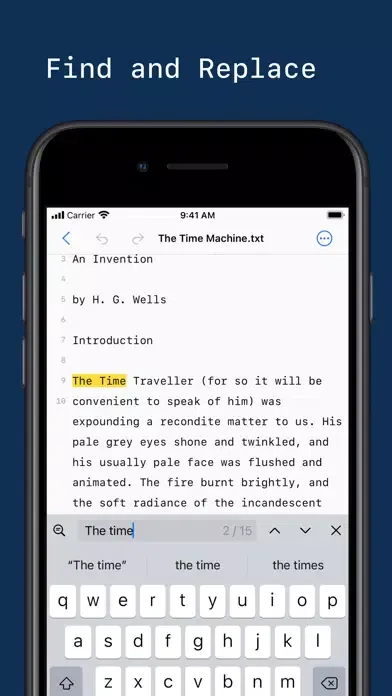 Zrzuty ekranu QuickText - Plain Text Editor