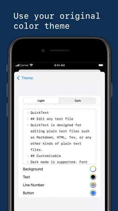 Zrzuty ekranu QuickText - Plain Text Editor