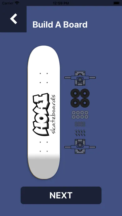 Captures d'écran de Hoki Skateboards