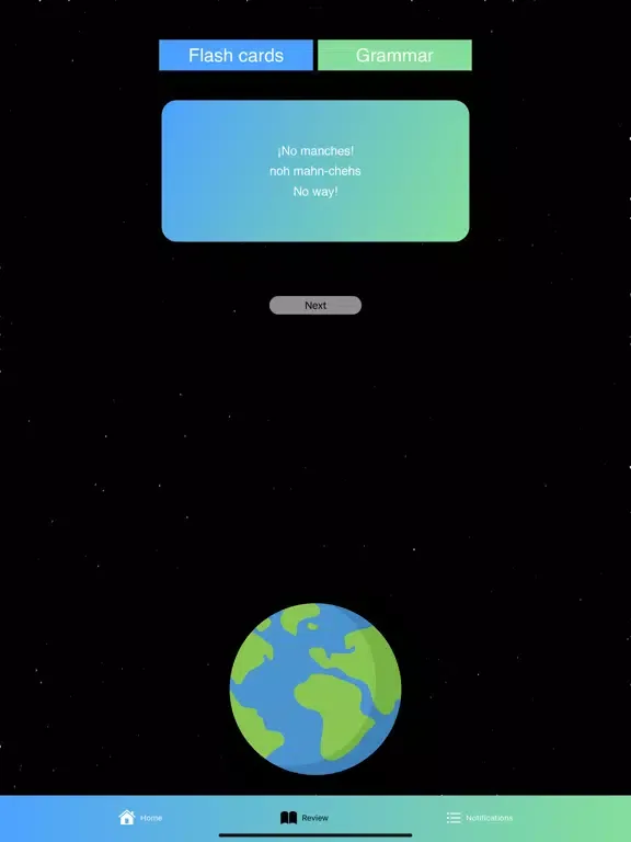 Tangkapan layar blabber-mouth iPad 